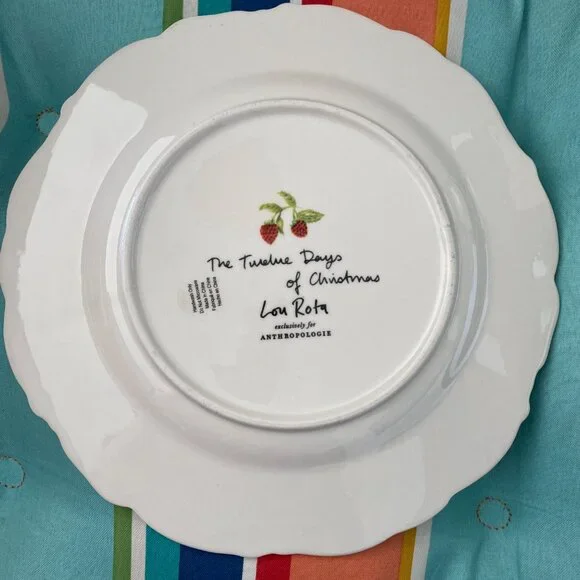 Anthropologie Gold Rings Deer Lou Rota Plate NWT